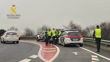 Conductor detenido en Valverde del Fresno