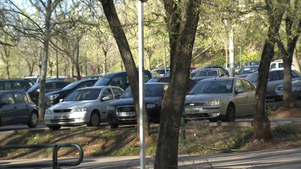 Aparcamientos en el Parque