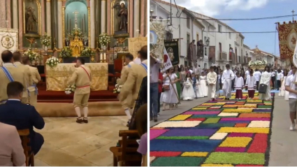 Corpus Christi en Fuentes de León y San Vicente de Alcántara