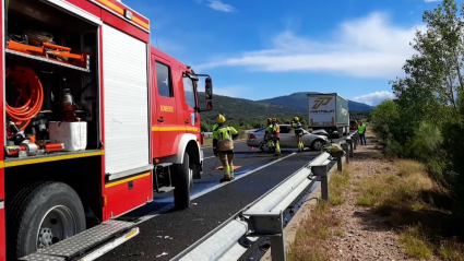 Accidente en la A-66