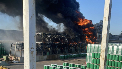 Incendio en Miajadas