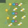 Mapa de previsión del 27 de agosto