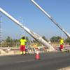 Obras de rehabilitación del Puente Real de Badajoz