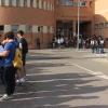 Estudiantes antes de entrar en las pruebas de la EBAU