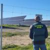 Robo en una planta solar