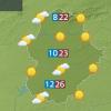 Mapa de previsión del domingo 27 de abril