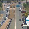 Las obras en los viaductos sobre el río Guadiana provocan el corte de los carriles izquierdos de la A-5 en Mérida