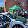 Más de 300 personas asisten a la exhibición de la Guardia Civil de Cáceres dirigida a personas mayores