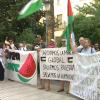Protestas por la situación en Gaza, frente a la Delegación del Gobierno en Badajoz
