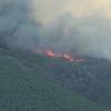 Desalojan la alquería de La Huerta, perteneciente a Caminomorisco, por el incendio