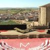 Escenografía de 'Coriolano' en el teatro romano de Medellín