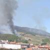 La evolución del fuego en Las Hurdes es "relativamente favorable" y detrás del mismo "está la mano del hombre"