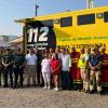 Parte del operativo que ha trabajado en la lucha contra el incendio forestal de Jarilla de 2025