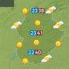Mapa de previsión del miércoles 06 de agosto