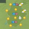 Mapa de previsión del viernes 8 de agosto