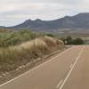 Carretera BA-079 entre Hornachos e Hinojosa del Valle