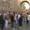 Turistas en Cáceres