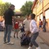 Vuelta al cole en un centro educativo de Cáceres