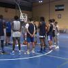 El conjunto emeritense durante un entrenamiento
