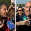 Irene de Miguel, de Unidas por Extremadura, y Juan José García, de Vox Extremadura