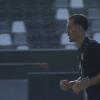 Alex Alegría durante un entrenamiento con el CD Badajoz