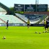 El Mérida se entrena en el estadio Romano
