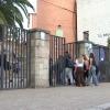Centro escolar durante la huelga de docentes en Extremadura