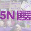 25 de noviembre, Día Internacional de la Eliminación de la Violencia Contra las Mujeres