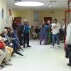 Extremeños esperando en un centro de salud