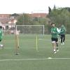 Entrenamiento del Cacereño, preparando el partido frente al Avilés