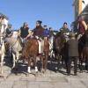 Caballos durante la Fiesta de 'La Borrasca' en Ceclavín