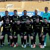 Once inicial del CD Extremadura en su partido frente al Xerez