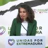 Irene de Miguel, portavoz de Unidas por Extremadura
