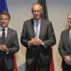 El presidente de Francia, Emmanuel Macron, el canciller de Alemania, Friedrich Merz, y el primer ministro británico, Keir Starmer, en una imagen de archivo