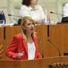 Piedad Álvarez, portavoz del PSOE de Extremadura, en la Asamblea