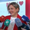 Soraya Vega, del PSOE de Extremadura, tras la celebración de las primarias