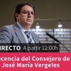 Comparecencia de José María Vergeles