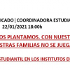 Comunicado de la Coordinadora Estudiantil