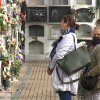 Cementerio de Badajoz el día de Todos los Santos