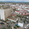 Concentración de camiones y tractores en Bienvenida
