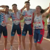El equipo del 4X400 del CAPEX conquistó la victoria en la pista Fontanar de Córdoba.