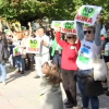 Protesta contra la mina