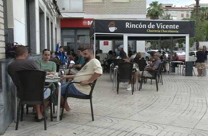 Churrería 'El Rincón de Vicente', en Badajoz.