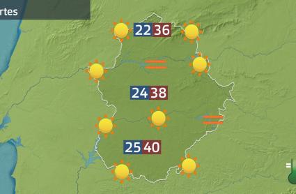 Mapa de previsión del 30 de julio