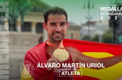 Álvaro Martín Uriol, Medalla de Extremadura