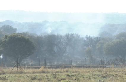 Incendio en Peraleda de la Mata