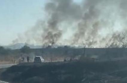 Incendio en Arroyo de la Luz