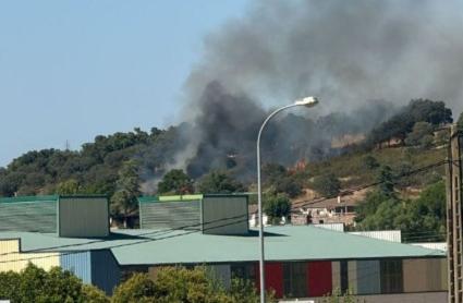 Incendio en Valdecaballeros