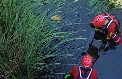 Caja fuerte en el río Guadiana en Badajoz