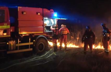 Incendio foestal en Castilla-La Mancha